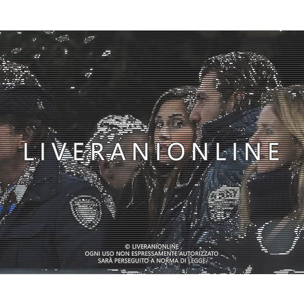 AC Milan - Olympique Marsiglia Champions League 2009/2010 Gruppo C MD5 Milano - 25.11.2009 Nella Foto: CHRISTIAN VIERI E MELISSA SATTA IN TRIBUNA /Ph.Vitez-Ag. Aldo Liverani