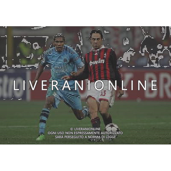 AC Milan - Olympique Marsiglia Champions League 2009/2010 Gruppo C MD5 Milano - 25.11.2009 Nella Foto: alessandro nesta e brandao ©Luzzani-Ag. Aldo Liverani