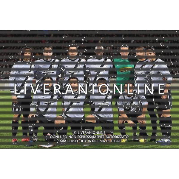 25-11-2009 Bordeaux (Francia) Sport-Calcio Bordeaux Juventus Champions League 2009/2010 Nella foto: formazione della juventus2009/10 ag aldol iverani