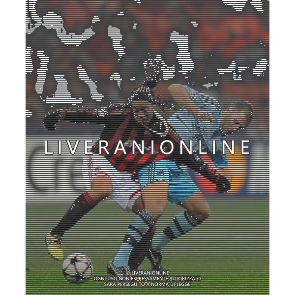 AC Milan - Olympique Marsiglia Champions League 2009/2010 Gruppo C MD5 Milano - 25.11.2009 Nella Foto: RONALDINHO-CHEYROU /Ph.Vitez-Ag. Aldo Liverani