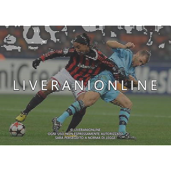 AC Milan - Olympique Marsiglia Champions League 2009/2010 Gruppo C MD5 Milano - 25.11.2009 Nella Foto: RONALDINHO-CHEYROU /Ph.Vitez-Ag. Aldo Liverani