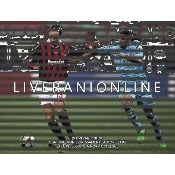AC Milan - Olympique Marsiglia Champions League 2009/2010 Gruppo C MD5 Milano - 25.11.2009 Nella Foto: alessandro nesta e brandao ©Luzzani-Ag. Aldo Liverani