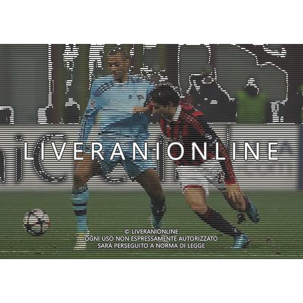 AC Milan - Olympique Marsiglia Champions League 2009/2010 Gruppo C MD5 Milano - 25.11.2009 Nella Foto: marco borriello e cisse\' ©Luzzani-Ag. Aldo Liverani