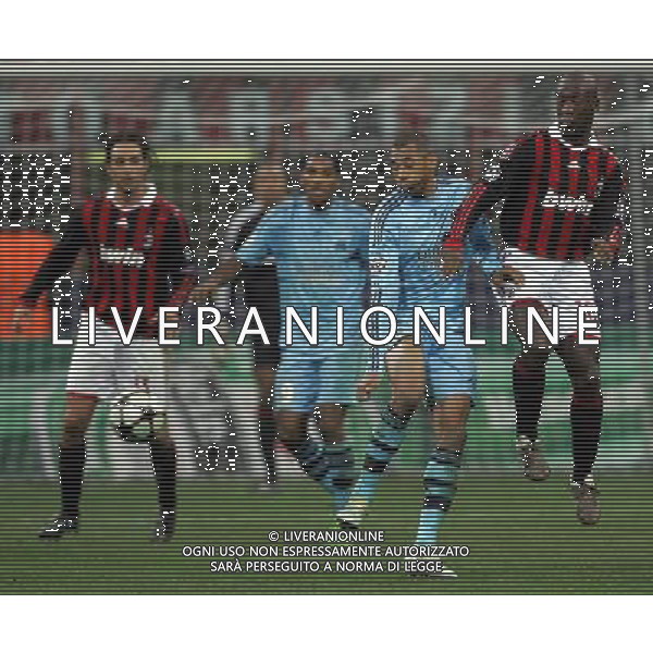 AC Milan - Olympique Marsiglia Champions League 2009/2010 Gruppo C MD5 Milano - 25.11.2009 Nella Foto: clarence seedorf e cisse\' ©Luzzani-Ag. Aldo Liverani