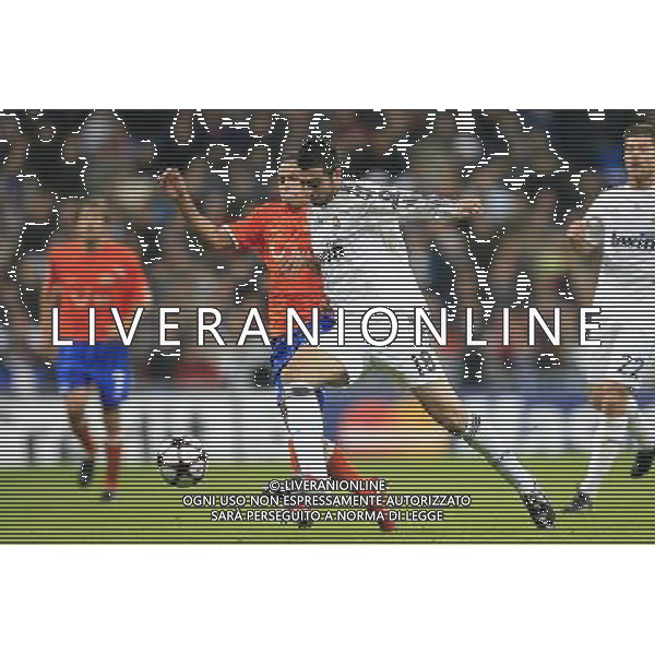 MADRID , Spain (25/11/09).- Champions League match Real Madrid vs Zurich. Raul Albiol and Alexandre Alphonse. Photo: Cebolla / Cid-Fuentes / ALFAQUI - Ag. Aldo Liverani sas ITALY ONLY CHAMPIONS LEAGUE - REAL MADRID vs ZURIGO