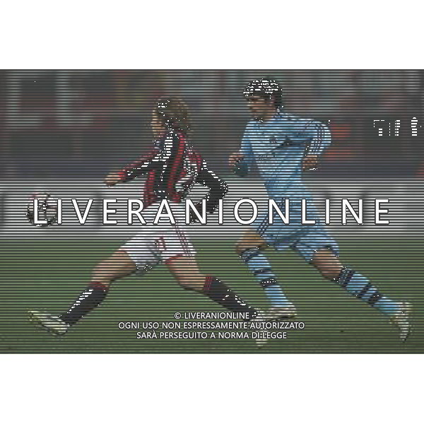 Milano 25-11-2009 Champions League 2009/10 milan-olympique Marsiglia 1:1 nella foto lucho e andrea pirlo ph marco luzzani/ag aldo liverani s.a.s.