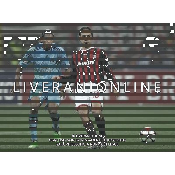 Milano 25-11-2009 Champions League 2009/10 milan-olympique Marsiglia 1:1 nella foto brandao e alessandro nesta ph marco luzzani/ag aldo liverani s.a.s.