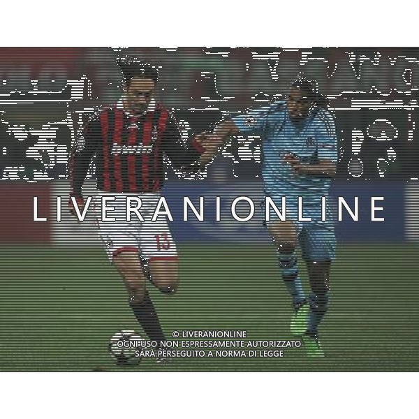 Milano 25-11-2009 Champions League 2009/10 milan-olympique Marsiglia 1:1 nella foto brandao e alessandro nesta ph marco luzzani/ag aldo liverani s.a.s.