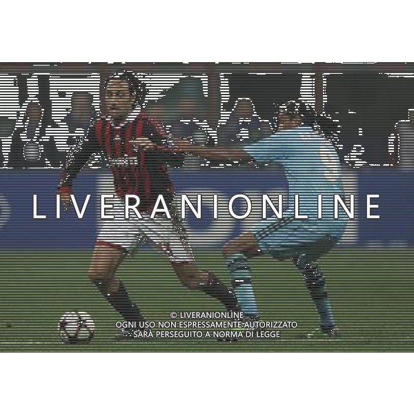 Milano 25-11-2009 Champions League 2009/10 milan-olympique Marsiglia 1:1 nella foto brandao e alessandro nesta ph marco luzzani/ag aldo liverani s.a.s.