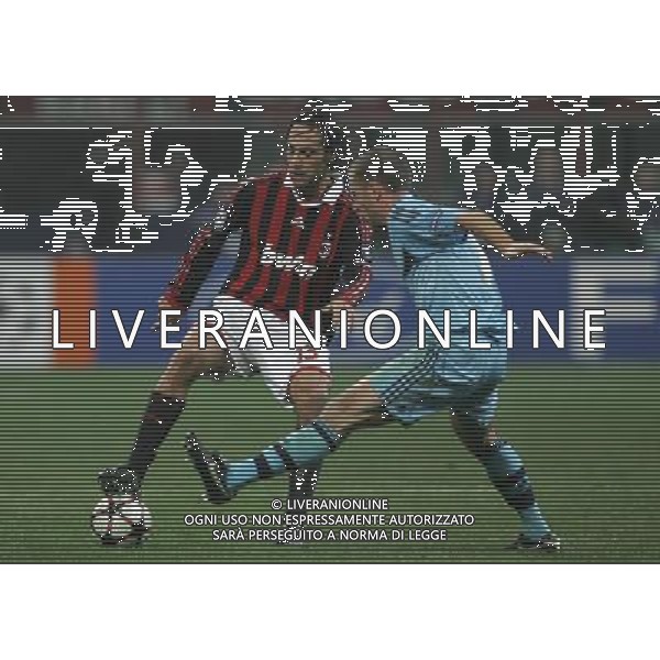 Milano 25-11-2009 Champions League 2009/10 milan-olympique Marsiglia 1:1 nella foto benoit cheyrou e alessandro nesta ph marco luzzani/ag aldo liverani s.a.s.