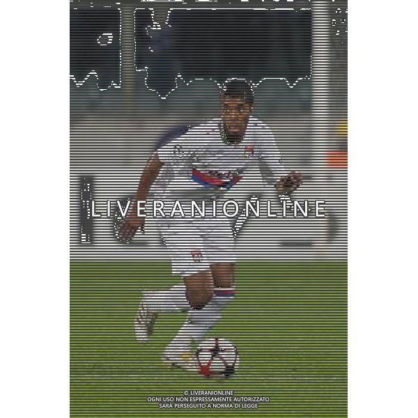 FIRENZE, 24/11/2009, CHAMPIONS LEAGUE 2009-2010 FIORENTINA OLYMPIQUE LIONE NELLA FOTO: MICHEL BASTOS FERNANDES FOTO AG. A. LIVERANI S.A.S.