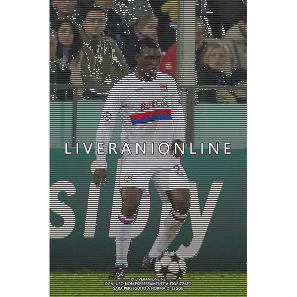 FIRENZE, 24/11/2009, CHAMPIONS LEAGUE 2009-2010 FIORENTINA OLYMPIQUE LIONE NELLA FOTO: LAMINE GASSAMA FOTO AG. A. LIVERANI S.A.S.