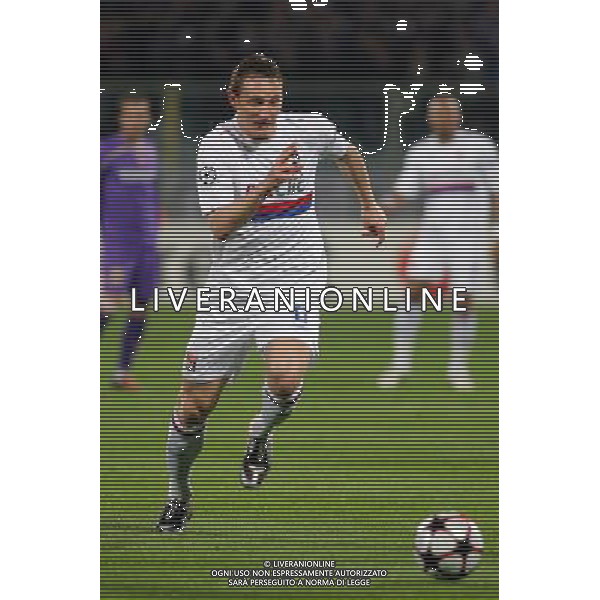 FIRENZE, 24/11/2009, CHAMPIONS LEAGUE 2009-2010 FIORENTINA OLYMPIQUE LIONE NELLA FOTO: KIM KALLSTROM FOTO AG. A. LIVERANI S.A.S.