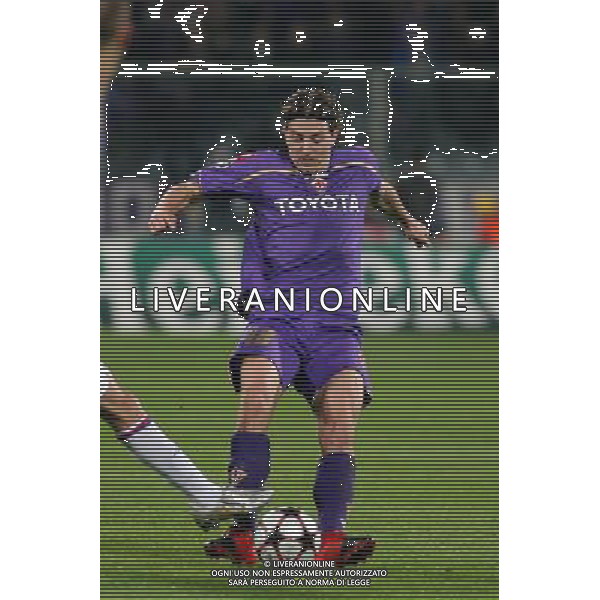 FIRENZE, 24/11/2009, CHAMPIONS LEAGUE 2009-2010 FIORENTINA OLYMPIQUE LIONE NELLA FOTO: RICCARDO MONTOLIVO FOTO AG. A. LIVERANI S.A.S.