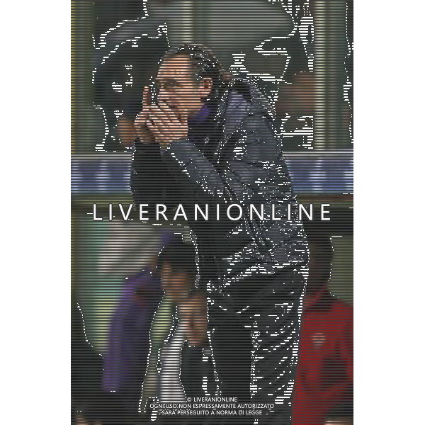 FIRENZE, 24/11/2009, CHAMPIONS LEAGUE 2009-2010 FIORENTINA OLYMPIQUE LIONE NELLA FOTO: CESARE PRANDELLI ALLENATORE DELLA FIORENTINA FOTO AG. A. LIVERANI S.A.S.