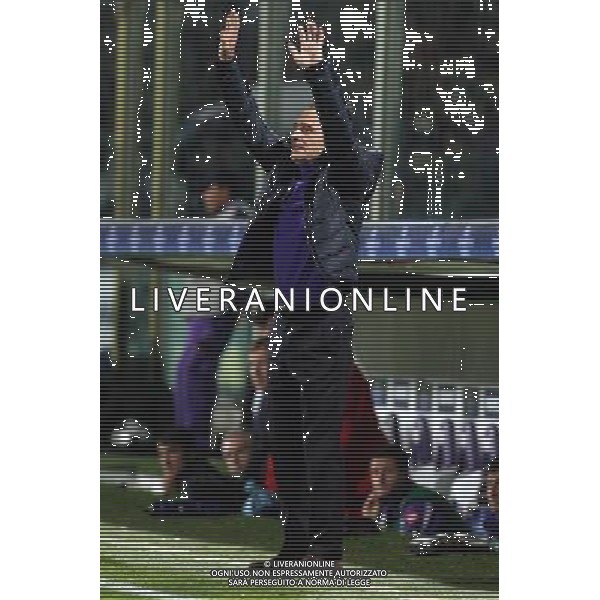 FIRENZE, 24/11/2009, CHAMPIONS LEAGUE 2009-2010 FIORENTINA OLYMPIQUE LIONE NELLA FOTO: CESARE PRANDELLI ALLENATORE DELLA FIORENTINA FOTO AG. A. LIVERANI S.A.S.