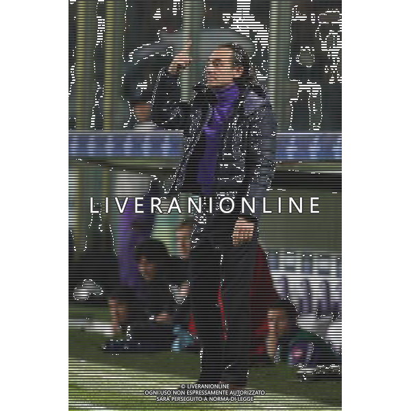 FIRENZE, 24/11/2009, CHAMPIONS LEAGUE 2009-2010 FIORENTINA OLYMPIQUE LIONE NELLA FOTO: CESARE PRANDELLI ALLENATORE DELLA FIORENTINA FOTO AG. A. LIVERANI S.A.S.