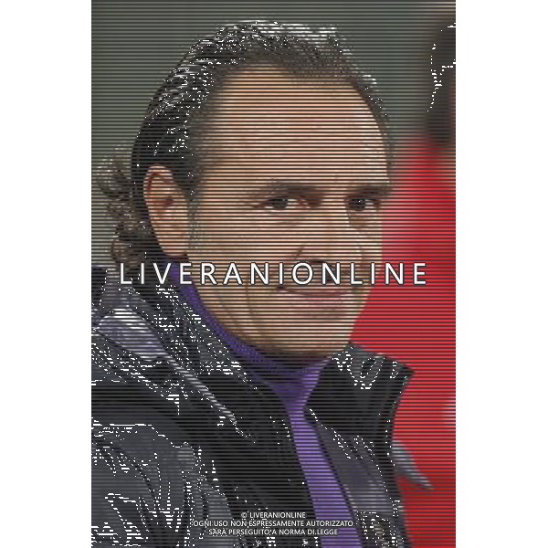 FIRENZE, 24/11/2009, CHAMPIONS LEAGUE 2009-2010 FIORENTINA OLYMPIQUE LIONE NELLA FOTO: CESARE PRANDELLI ALLENATORE DELLA FIORENTINA FOTO AG. A. LIVERANI S.A.S.