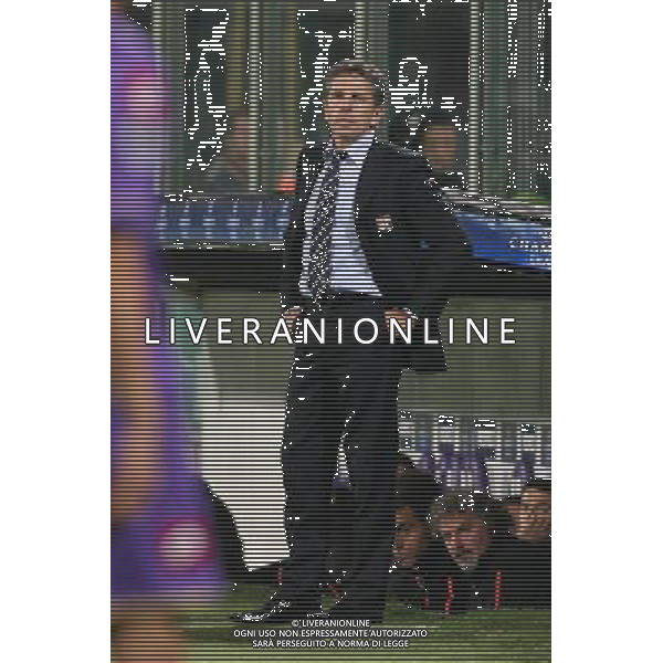 FIRENZE, 24/11/2009, CHAMPIONS LEAGUE 2009-2010 FIORENTINA OLYMPIQUE LIONE NELLA FOTO: CLAUDE PUEL ALLENATORE DEL LIONE FOTO AG. A. LIVERANI S.A.S.