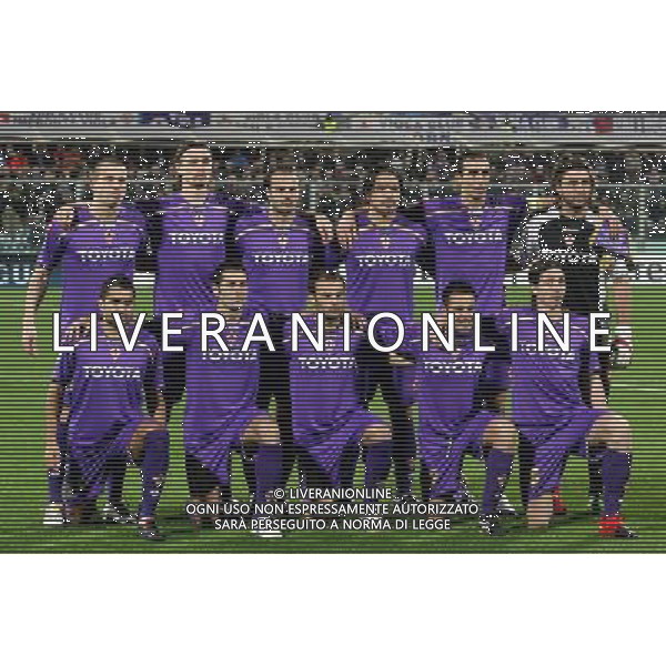 FIRENZE, 24/11/2009, CHAMPIONS LEAGUE 2009-2010 FIORENTINA OLYMPIQUE LIONE NELLA FOTO: FORMAZIONE FIORENTINA 2009/10 FOTO AG. A. LIVERANI S.A.S.