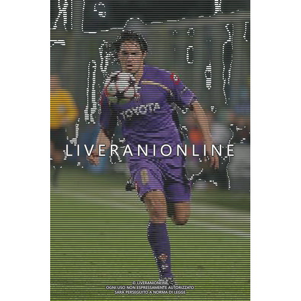 FIRENZE, 24/11/2009, CHAMPIONS LEAGUE 2009-2010 FIORENTINA OLYMPIQUE LIONE NELLA FOTO: MANUEL VARGAS FOTO AG. A. LIVERANI S.A.S.