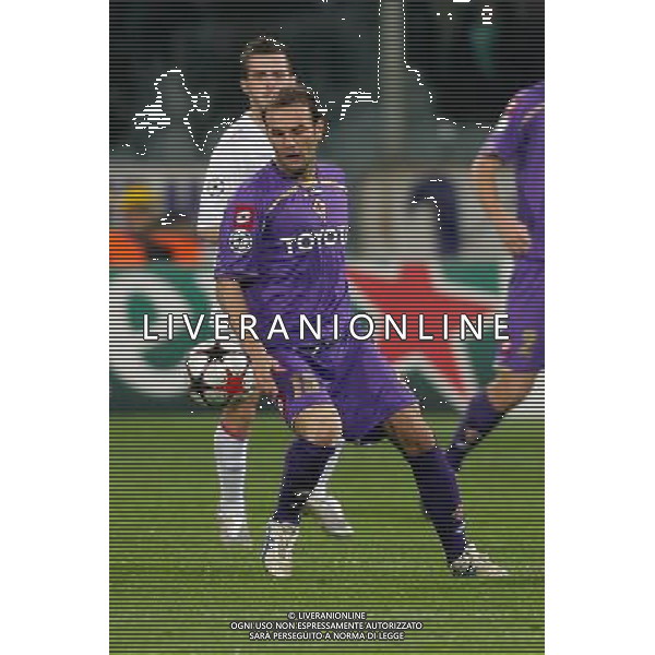 FIRENZE, 24/11/2009, CHAMPIONS LEAGUE 2009-2010 FIORENTINA OLYMPIQUE LIONE NELLA FOTO: CRISTIANO ZANETTI FOTO AG. A. LIVERANI S.A.S.
