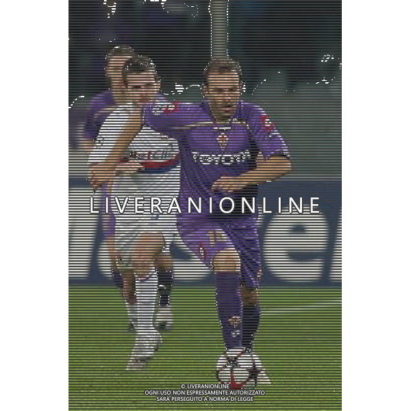 FIRENZE, 24/11/2009, CHAMPIONS LEAGUE 2009-2010 FIORENTINA OLYMPIQUE LIONE NELLA FOTO: CRISTIANO ZANETTI FOTO AG. A. LIVERANI S.A.S.
