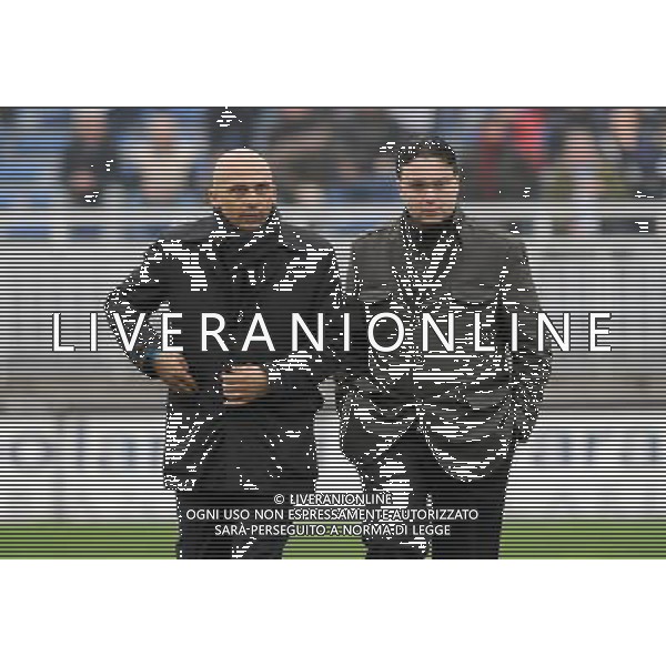 Campionato Lega PRO 1° Divisione Novara 22-11-2009 Novara - Benevento nella foto: Pasquale Sensibile (a SX) e Massimo De Salvo rispettivamente direttore sportivo e amministratore delegato del Novara foto Garavaglia - ag. Aldo Liverani sas