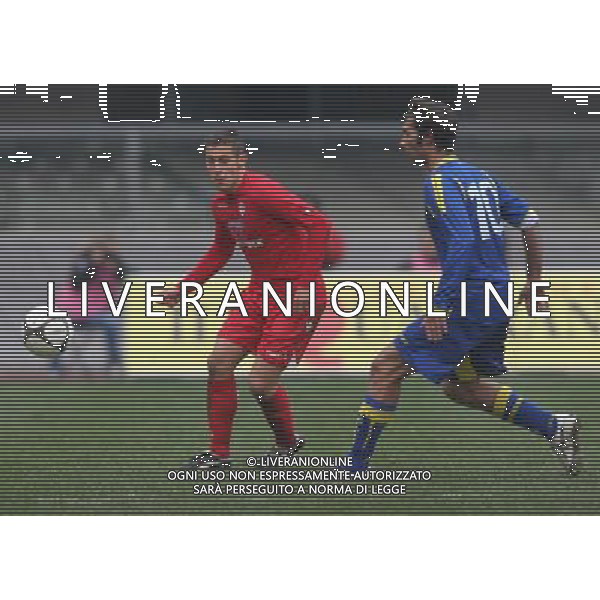 VERONA-RIMINI LEGA PRO 06/12/2009 NELLA FOTO CATACCHINI FOTO PAOLA GARBUIO-AG ALDO LIVERANI