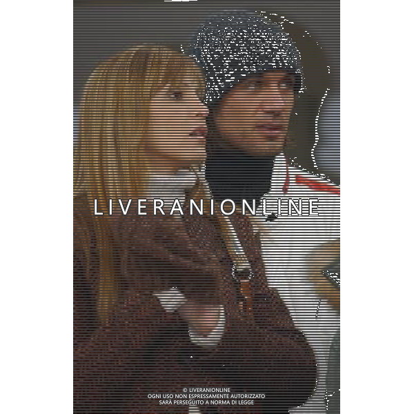 Milano 19-12-2003 COPPA ITALIA TIM CUP milan-sampdoria 1:0 nella foto MALDINI PAOLO E ADRIANA ph marco luzzani/ag aldo liverani s.a.s.