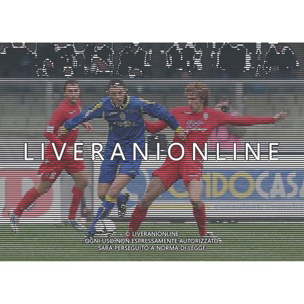 VERONA-RIMINI LEGA PRO 06/12/2009 NELLA FOTO LEBRAN FOTO PAOLA GARBUIO-AG ALDO LIVERANI