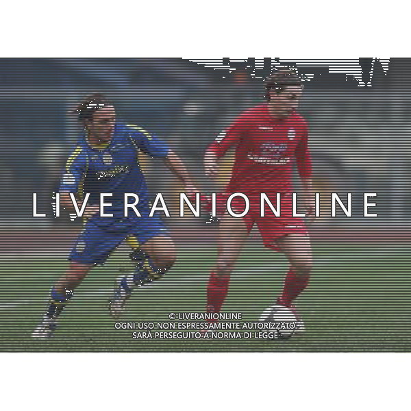 VERONA-RIMINI LEGA PRO 06/12/2009 NELLA FOTO NOLE\'-PUGLIESE FOTO PAOLA GARBUIO-AG ALDO LIVERANI