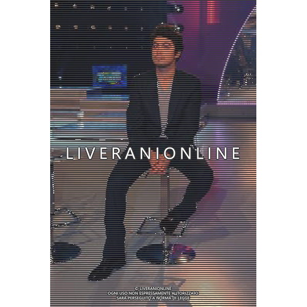 ROMA - STUDI DELLA DEAR 06/12/2009 TRASMISSIONE TELEVISIVA \'DOMENICA IN\' nella foto: RICCARDO SCAMARCIO ©BRUNI/AGENZIA ALDO LIVERANI SAS