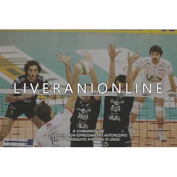 TREVISO 20/12/2009 SERIE A TIM VOLLEY SISLEY TREVISO-ITAS DIATEC TRENTINO NELLA FOTO:GIORGIO DE TOGNI E EMANUEL KOHUT FOTO PAOLA GARBUIO/AG.ALDO LIVERANI