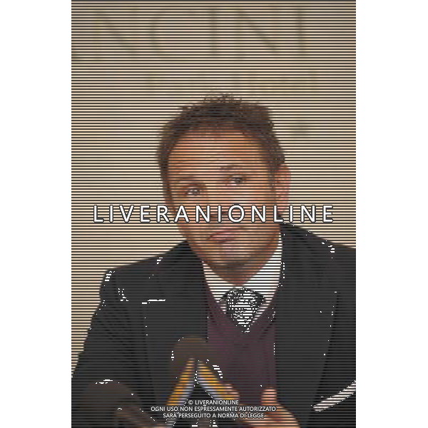 Roma - 08/12/2009 - Park Hotel Mancini - Presentazione del nuovo allenatore del Catania Calcio Sinisa Mihajlovic- nella foto: Sinisa MIHAJLOVIC ph. Corradetti / Aldo Liverani sas