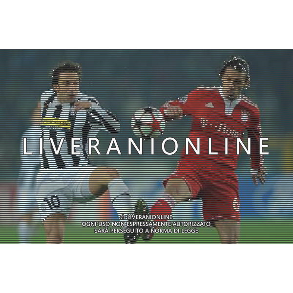 Juventus - Bayern Monaco Champions League 2009/2010 08-12-2009 Torino Nella foto: alessandro del piero e demichelis ©Manuela Viganti/Agenzia Aldo Liverani Sas 