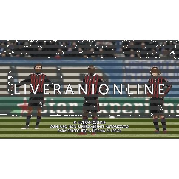 Champions League 2009/2010 Gruppo C MD6 Zurigo - 08.12.2009 FC Zurigo-AC Milan Nella Foto:DELUSIONE MILAN /Ph.Vitez-Ag. Aldo Liverani