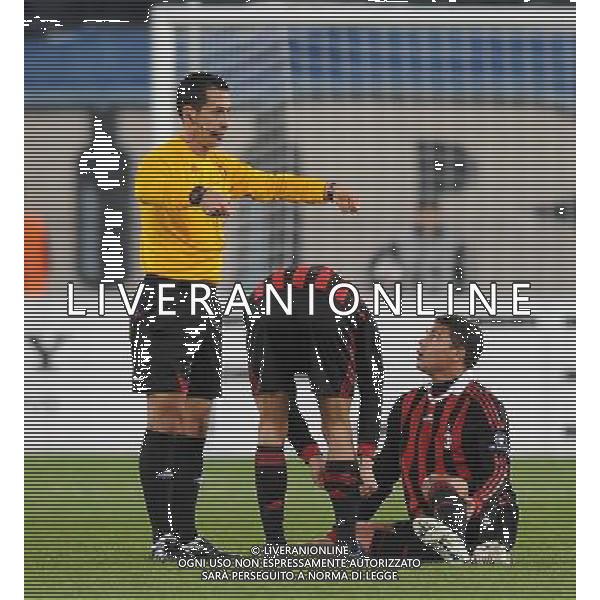Champions League 2009/2010 Gruppo C MD6 Zurigo - 08.12.2009 FC Zurigo-AC Milan Nella Foto:THIAGO SILVA INFORTUNATO /Ph.Vitez-Ag. Aldo Liverani