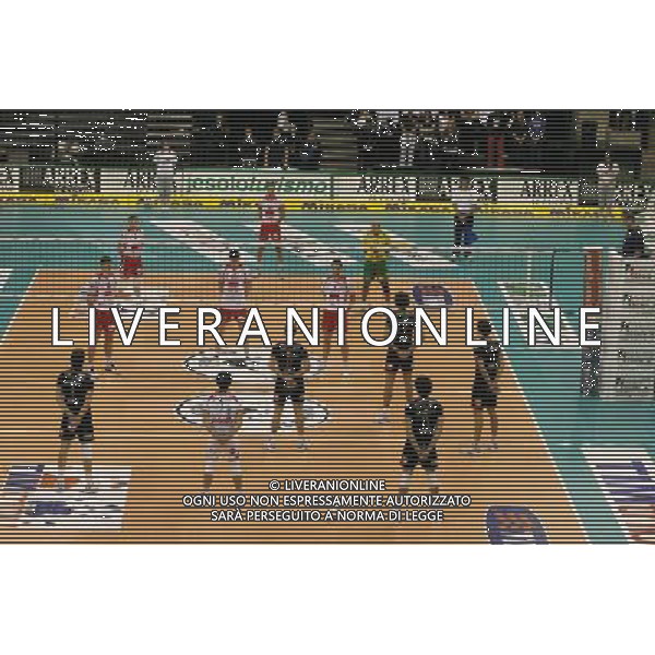TREVISO 11/10/2009 CAMPIONATO ITALIANO PALLAVOLO SERIE A SISLEY TREVISO - LUBE BANCA MARCHE MACERATA NELLA FOTO:SILENZIO FOTO PAOLA GARBUIO/AG.ALDO LIVERANI