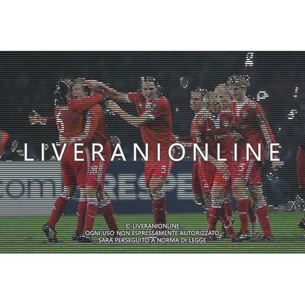 08-12-2009 Torino Sport-Calcio Juventus Bayern Monaco Champions League 2009/2010 Nella foto: l\'Esultanza del Bayern Monaco dopo il quarto gol di Anatolij Tymocsuk ©Alessandro Falzone/ag ALDO LIVERANI SAS