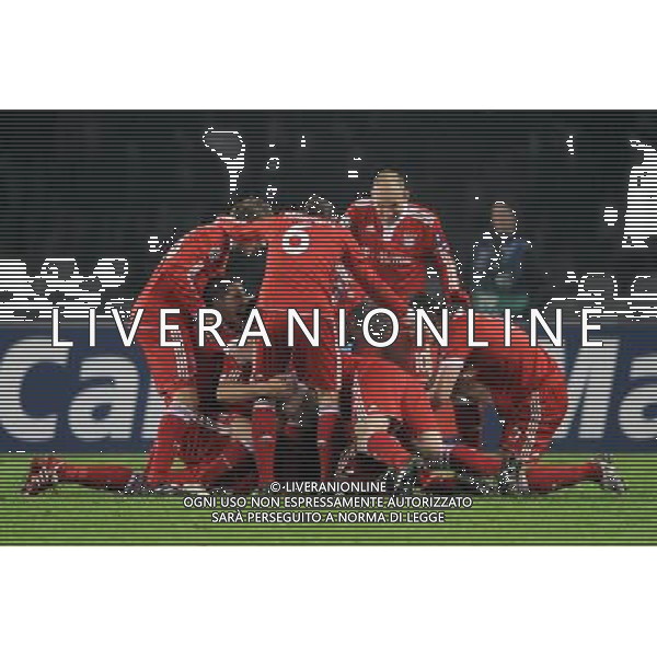 08-12-2009 Torino Sport-Calcio Juventus Bayern Monaco Champions League 2009/2010 Nella foto: l\'Esultanza del Bayern Monaco dopo il quarto gol di Anatolij Tymocsuk ©Alessandro Falzone/ag ALDO LIVERANI SAS