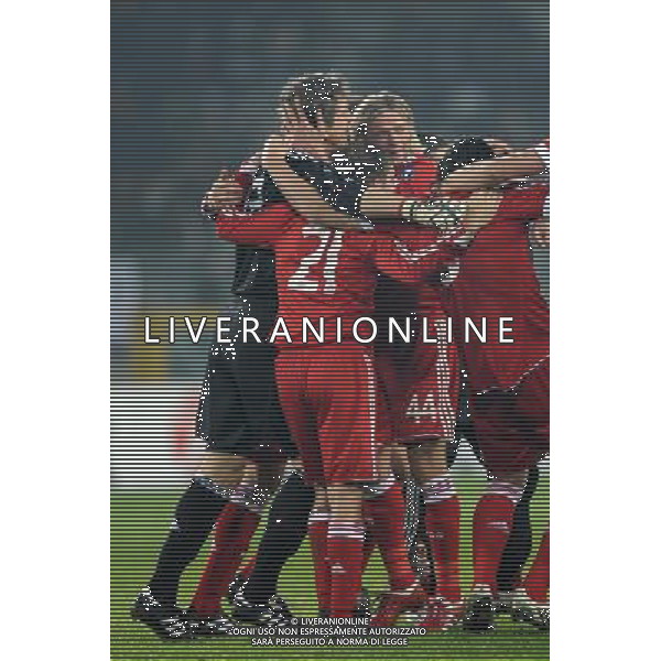 08-12-2009 Torino Sport-Calcio Juventus Bayern Monaco Champions League 2009/2010 Nella foto: l\'Esultanza del Bayern Monaco a fine gara ©Alessandro Falzone/ag ALDO LIVERANI SAS
