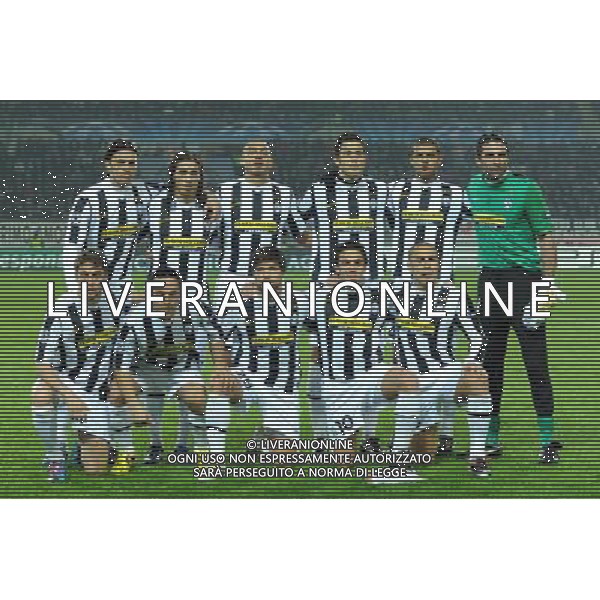08-12-2009 Torino Sport-Calcio Juventus Bayern Monaco Champions League 2009/2010 Nella foto: La formazione della juventus ©Alessandro Falzone/ag ALDO LIVERANI SAS