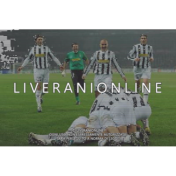 08-12-2009 Torino Sport-Calcio Juventus Bayern Monaco Champions League 2009/2010 Nella foto: l\'Esultanza di david trezeguet dopo il gol ©Alessandro Falzone/ag ALDO LIVERANI SAS