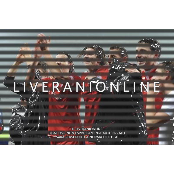 08-12-2009 Torino Sport-Calcio Juventus Bayern Monaco Champions League 2009/2010 Nella foto: l\'Esultanza del Bayern Monaco a fine gara ©Alessandro Falzone/ag ALDO LIVERANI SAS