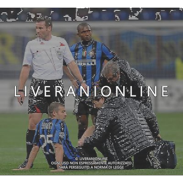 Champions League 2009/2010 Gruppo F MD6 Milano - 09.12.2009 FC Inter-FC Rubin Kazan Nella Foto:INFORTUNIO SAMUEL WALTER /Ph.Vitez-Ag. Aldo Liverani