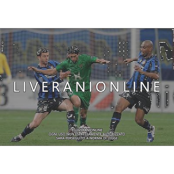 Champions League 2009/2010 Gruppo F MD6 Milano - 09.12.2009 FC Inter-FC Rubin Kazan Nella Foto:DOMINGUEZ-THIAGO MOTTA-MAICON /Ph.Vitez-Ag. Aldo Liverani