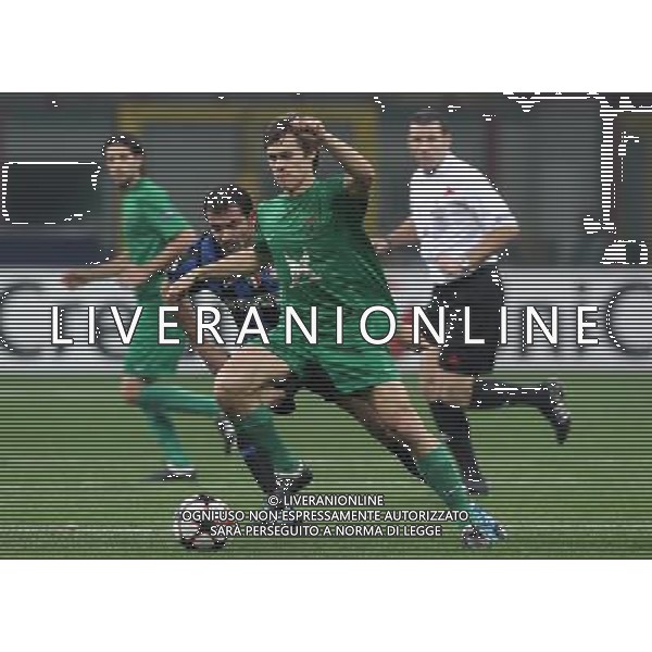 Milano 09-12-2009 Champions League 2009/10 inter-rubin kazan 2:0 nella foto aleksandr ryazantsev e dejan stankovic ph marco luzzani/ag aldo liverani s.a.s.