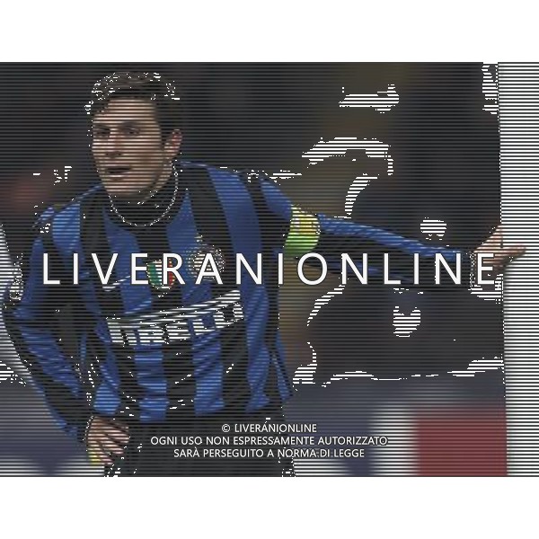 Milano 09-12-2009 Champions League 2009/10 inter-rubin kazan 2:0 nella foto javier zanetti ph marco luzzani/ag aldo liverani s.a.s.