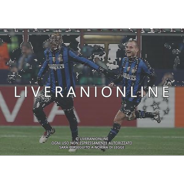 Milano 09-12-2009 Champions League 2009/10 inter-rubin kazan 2:0 nella foto mario balotelli esulta dopo il gol ph marco luzzani/ag aldo liverani s.a.s.